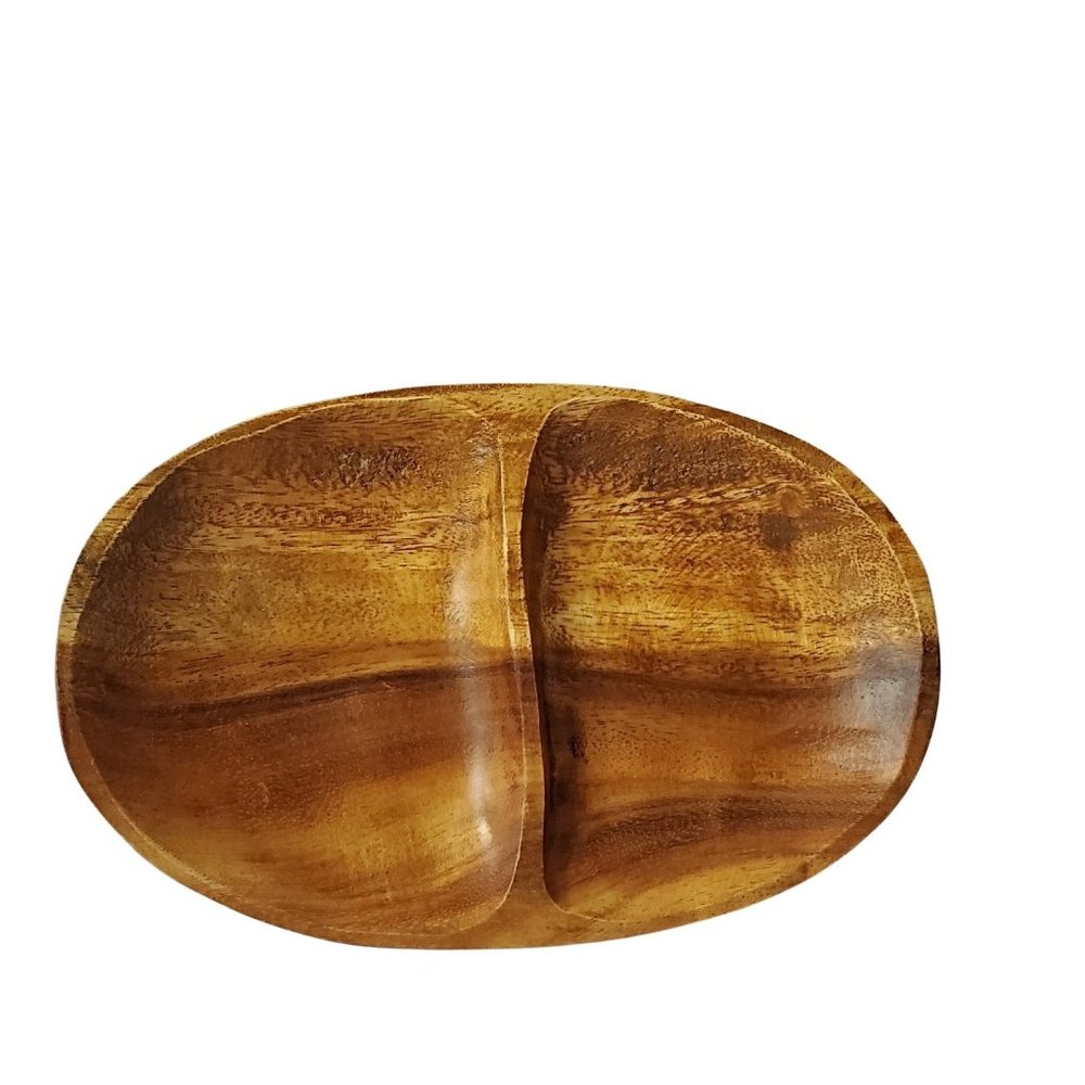 Beekman Home Small Wooden Serving Platter,  Tray